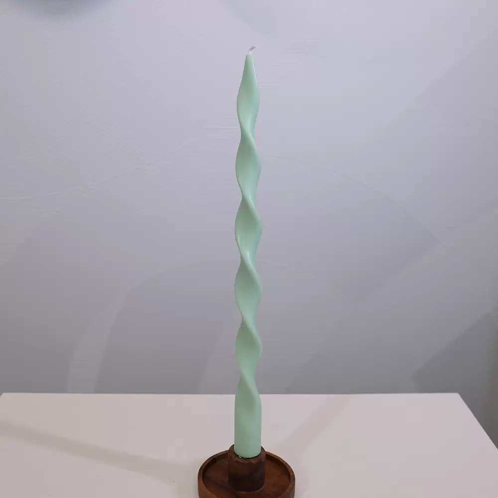 CANDLE BIG LAZY SPIRAL